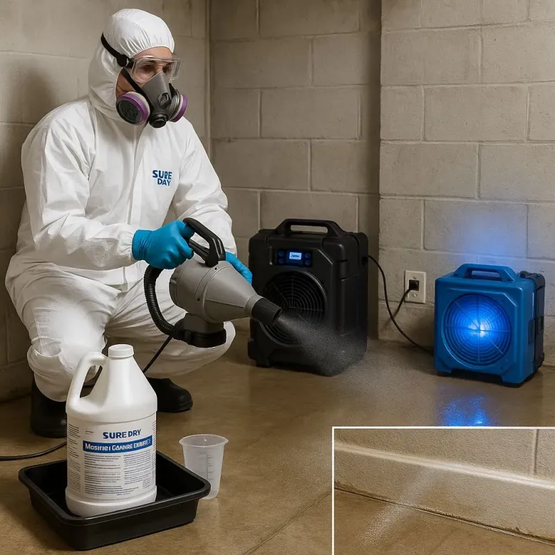 Sanitization and Odor Removal process in Lapeer, MI